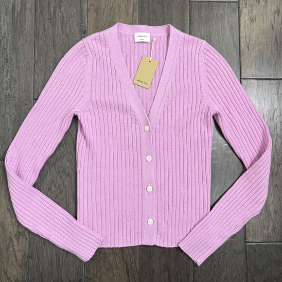 Aritzia Wilfred Free NWT SET Manila Cardigan & Tank Orchid Petal - Picture 1 of 13